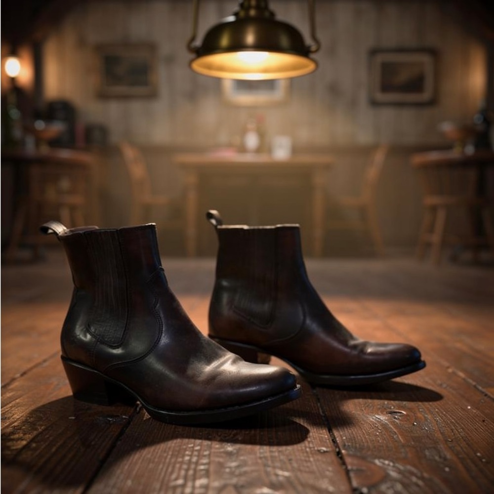 Women’s Frye Brown Leather Ankle Boots